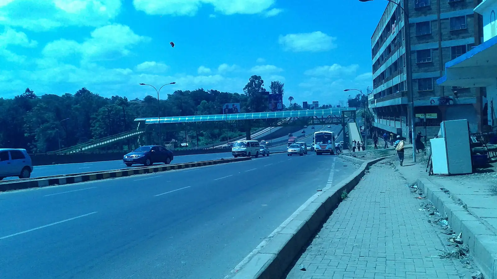 Thika Superhighway between Pangani and Muthaiga in Nairobi